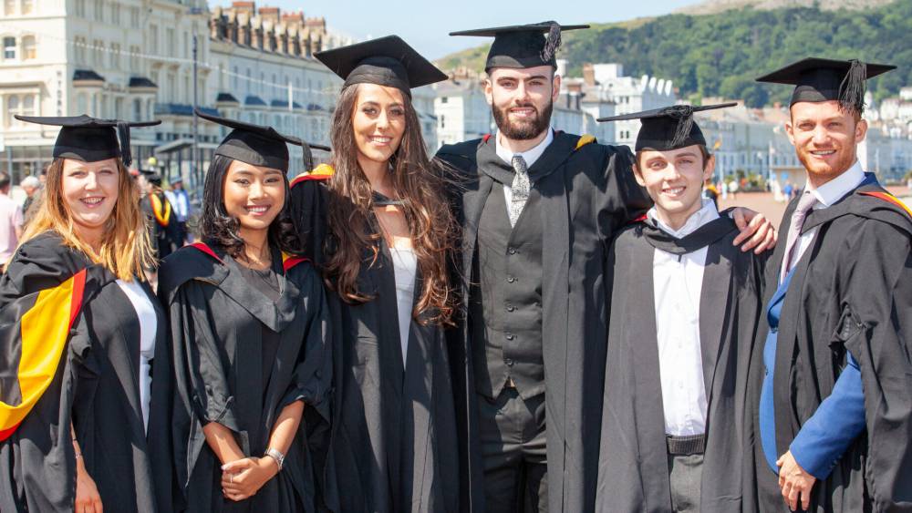 Students at the annual graduation ceremony