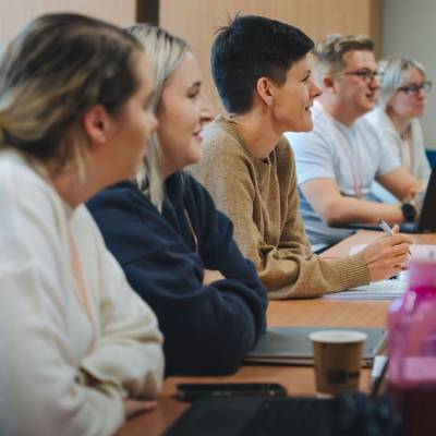 Higher education students at Coleg Llandrillo