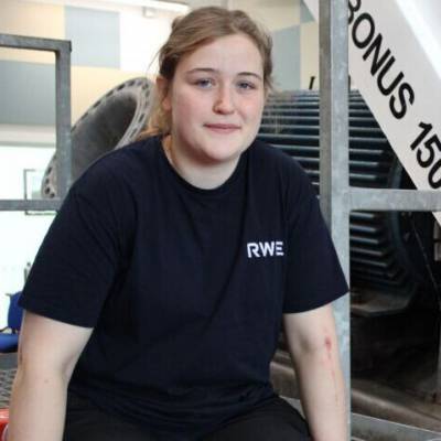 Coleg Llandrillo student and RWE apprentice Madeleine Warburton