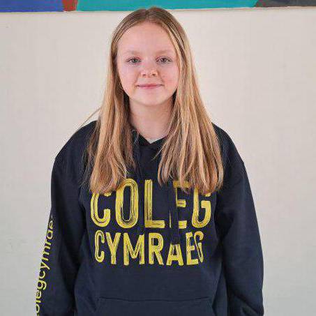 Coleg Cymraeg ambassador Bethan James