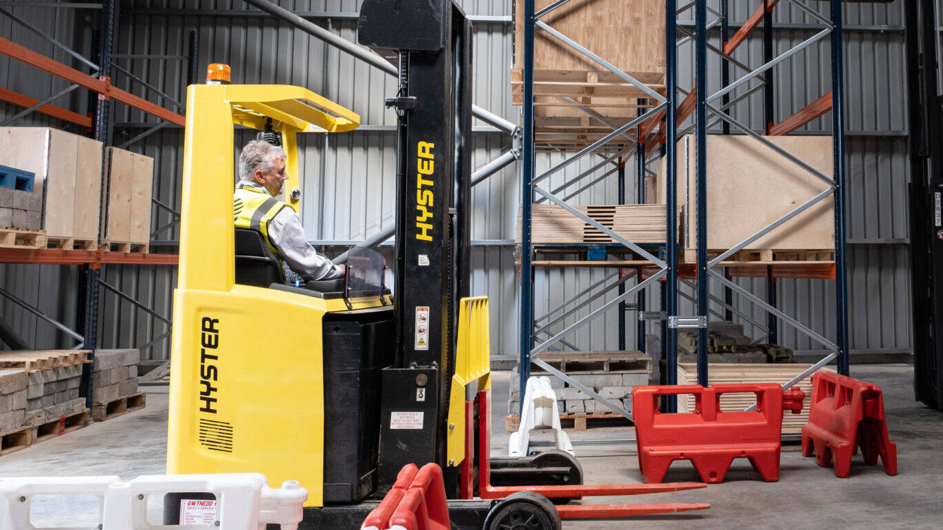 Fork lift at CIST