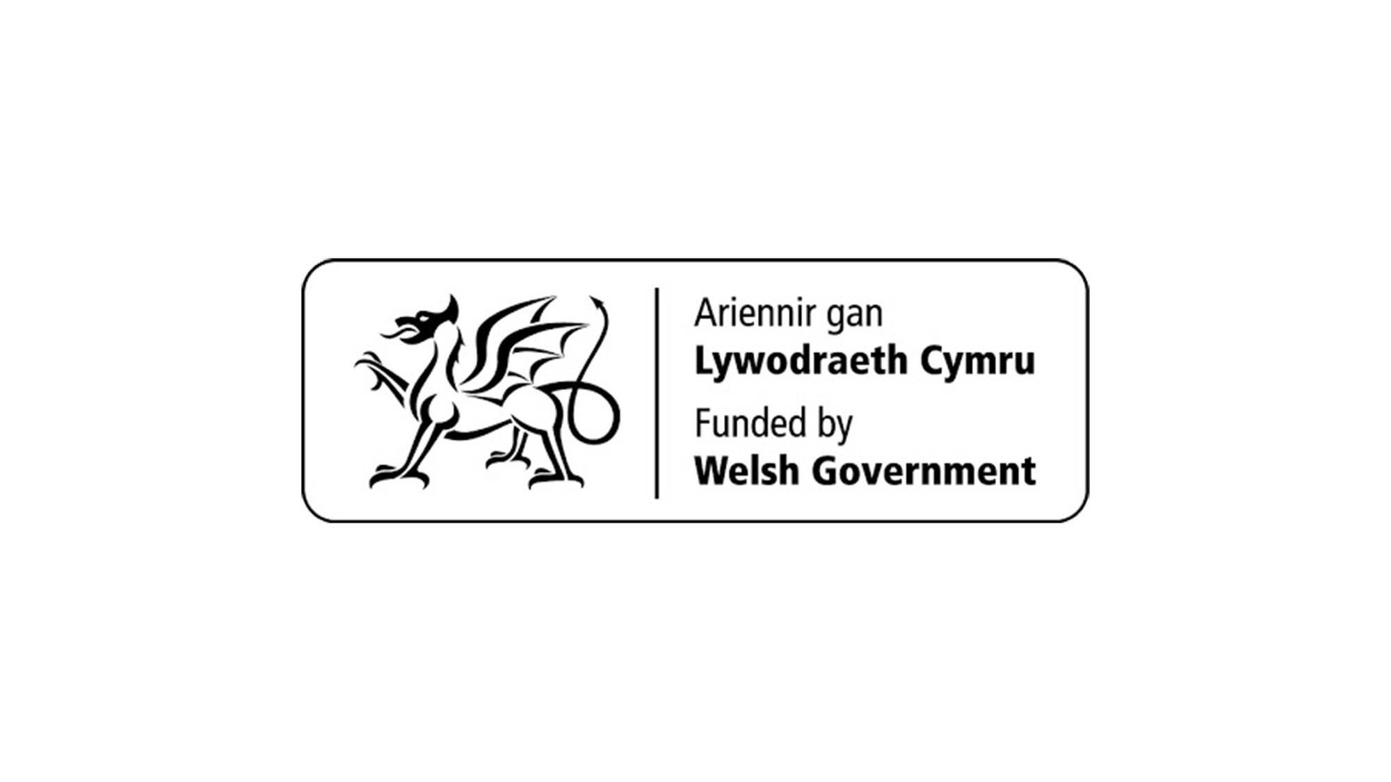 Ariennir gan Logo Llywodraeth Cymru