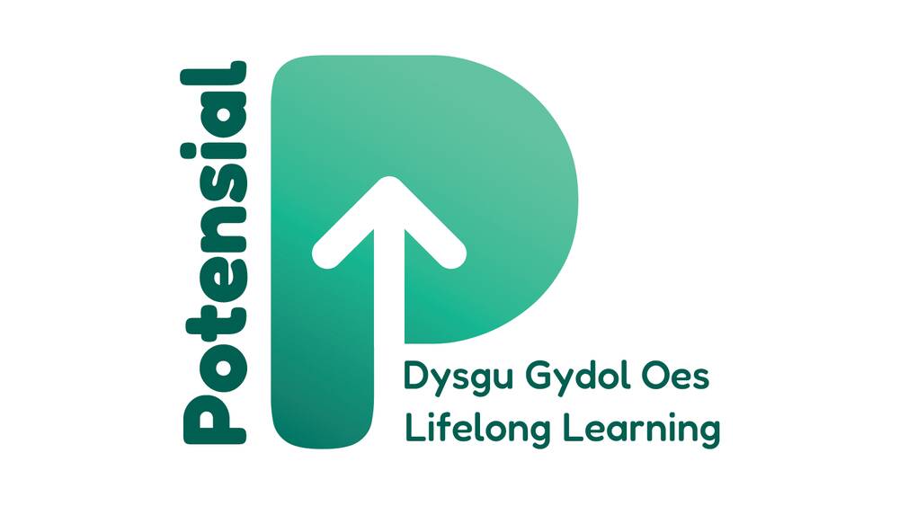 Logo Potensial - Dysgu Gydol Oes