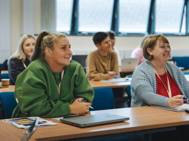 Students in a classroom